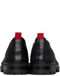 schwarze Leder Derby Schuhe von 424