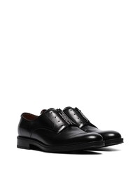 schwarze Leder Derby Schuhe von Givenchy