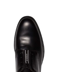 schwarze Leder Derby Schuhe von Givenchy