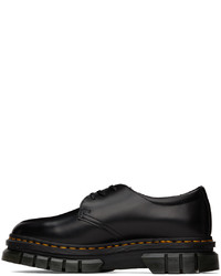 schwarze Leder Derby Schuhe von Dr. Martens