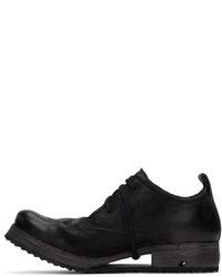 schwarze Leder Derby Schuhe von Boris Bidjan Saberi