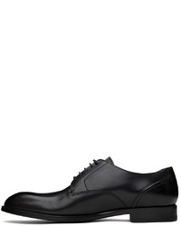 schwarze Leder Derby Schuhe von Zegna