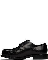 schwarze Leder Derby Schuhe von Stefan Cooke