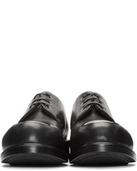 schwarze Leder Derby Schuhe von Alexander McQueen