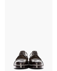 schwarze Leder Derby Schuhe von Nicholas Kirkwood