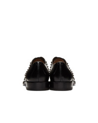 schwarze Leder Derby Schuhe von Christian Louboutin