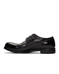 schwarze Leder Derby Schuhe von Marsèll