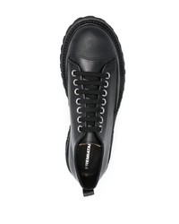 schwarze Leder Derby Schuhe von Premiata