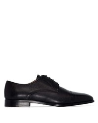 schwarze Leder Derby Schuhe von BOSS