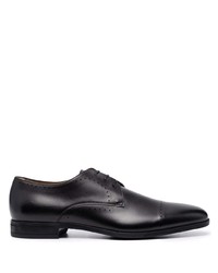 schwarze Leder Derby Schuhe von BOSS