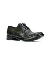 schwarze Leder Derby Schuhe von Premiata