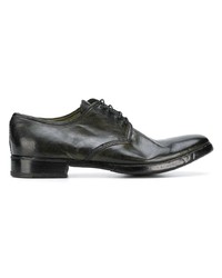 schwarze Leder Derby Schuhe von Premiata