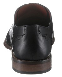 schwarze Leder Derby Schuhe von BRUNO BANANI