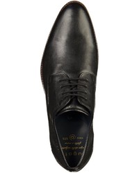 schwarze Leder Derby Schuhe von Bugatti