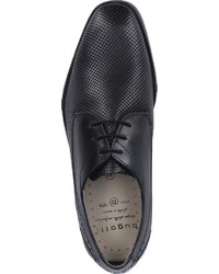 schwarze Leder Derby Schuhe von Bugatti