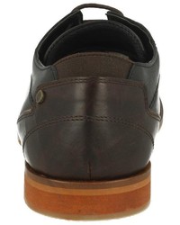 schwarze Leder Derby Schuhe von Bullboxer