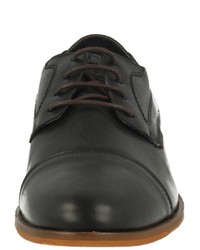 schwarze Leder Derby Schuhe von Bullboxer