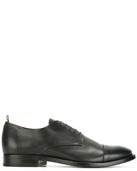 schwarze Leder Derby Schuhe von Buttero