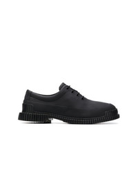 schwarze Leder Derby Schuhe von Camper