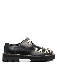 schwarze Leder Derby Schuhe von CamperLab