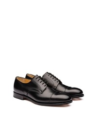 schwarze Leder Derby Schuhe von Church's