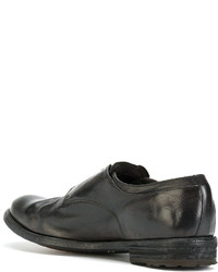 schwarze Leder Derby Schuhe von Officine Creative