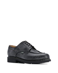 schwarze Leder Derby Schuhe von Paraboot