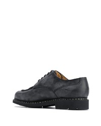 schwarze Leder Derby Schuhe von Paraboot