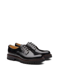 schwarze Leder Derby Schuhe von Church's