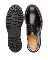 schwarze Leder Derby Schuhe von Church's