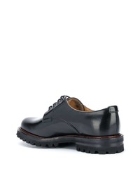 schwarze Leder Derby Schuhe von Church's