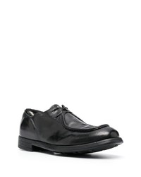 schwarze Leder Derby Schuhe von Officine Creative