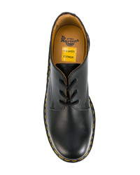 schwarze Leder Derby Schuhe von Dr. Martens