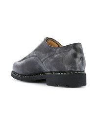 schwarze Leder Derby Schuhe von Paraboot