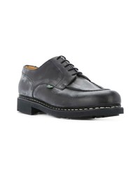 schwarze Leder Derby Schuhe von Paraboot