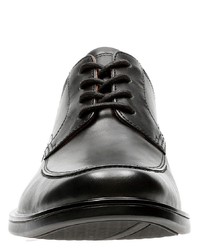 schwarze Leder Derby Schuhe von Clarks