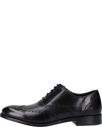 schwarze Leder Derby Schuhe von Clarks