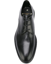 schwarze Leder Derby Schuhe von Givenchy