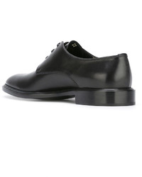 schwarze Leder Derby Schuhe von Givenchy