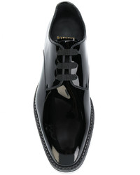 schwarze Leder Derby Schuhe von Givenchy