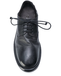 schwarze Leder Derby Schuhe von Marsèll