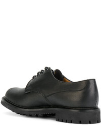 schwarze Leder Derby Schuhe von Church's