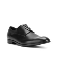 schwarze Leder Derby Schuhe von Emporio Armani