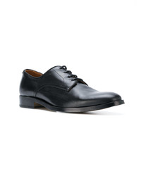 schwarze Leder Derby Schuhe von Givenchy