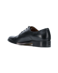 schwarze Leder Derby Schuhe von Givenchy