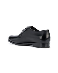 schwarze Leder Derby Schuhe von Lidfort