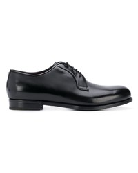 schwarze Leder Derby Schuhe von Lidfort