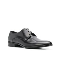 schwarze Leder Derby Schuhe von Moreschi