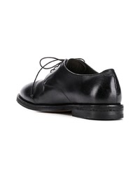 schwarze Leder Derby Schuhe von Marsèll