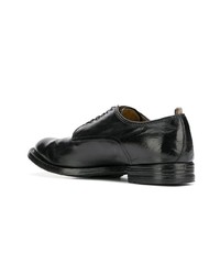 schwarze Leder Derby Schuhe von Officine Creative